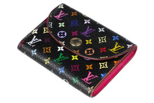 Load image into Gallery viewer, LOUIS VUITTON ルイ・ヴィトン カードケース アンヴェロップカルトドゥヴィジット M66561 PVC モノグラム ノワール 良品 中古 58576