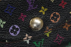 LOUIS VUITTON ルイ・ヴィトン カードケース アンヴェロップカルトドゥヴィジット M66561 PVC モノグラム ノワール 良品 中古 58576