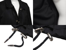 Load image into Gallery viewer, 極美品 CHROMEHEARTS クロムハーツ RIGGINS FBRC VJ N ジャケット ブラック コーチジャケット ナイロン 2225-304-6558 M 中古 58616