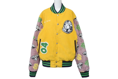 極美品 Billionaire Boys Club ビリオネアボーイズクラブ ラッキー ジャケット OLD GOLD 811-7400 イエロー サイズL 中古 58623