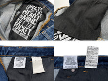 Load image into Gallery viewer, BILLIONAIRE BOYS CLUB ビリオネアボーイズクラブ デニムストレートジーンズ 821−1109 ブルー 刺繍 良品 中古 58625
