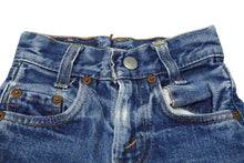 Load image into Gallery viewer, Levi&#39;s リーバイス デニムパンツ 302-0117 60s SMALL E ヴィンテージ ブルー コットン デニム キッズ 表記サイズ不明 良品 中古 58643