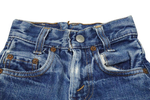 Levi's リーバイス デニムパンツ 302-0117 60s SMALL E ヴィンテージ ブルー コットン デニム キッズ 表記サイズ不明 良品 中古 58643