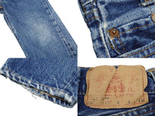 Load image into Gallery viewer, Levi&#39;s リーバイス デニムパンツ 302-0117 60s SMALL E ヴィンテージ ブルー コットン デニム キッズ 表記サイズ不明 良品 中古 58643