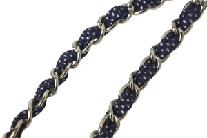 CHANEL シャネル チェーンショルダーバッグ スポーツライン ココマーク 9番台 2005年 ファブリック ネイビー 美品 中古 58676