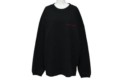 Alexander Wang アレキサンダーワン スウェット トレーナー チャイナタウン コットン ブラック レッド サイズM 美品 中古 58718 