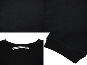 Alexander Wang アレキサンダーワン スウェット トレーナー チャイナタウン コットン ブラック レッド サイズM 美品 中古 58718 
