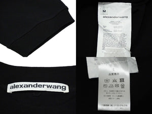 Alexander Wang アレキサンダーワン スウェット トレーナー チャイナタウン コットン ブラック レッド サイズM 美品 中古 58718 