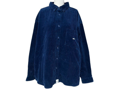 DESCENDANT ディセンダント TETTY CORDUROY LS SHIRT テティー コーデュロイ ボタンダウンシャツ 長袖シャツ 美品 中古 58727