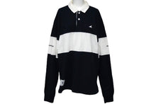 Load image into Gallery viewer, DESCENDANT ディセダント 長袖Ｔシャツ パドル ポロシャツ 18SS サイズ2 ホワイト ネイビー 181ATDS-CSM09 美品 中古 58728