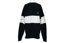 Load image into Gallery viewer, DESCENDANT ディセダント 長袖Ｔシャツ パドル ポロシャツ 18SS サイズ2 ホワイト ネイビー 181ATDS-CSM09 美品 中古 58728