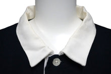 Load image into Gallery viewer, DESCENDANT ディセダント 長袖Ｔシャツ パドル ポロシャツ 18SS サイズ2 ホワイト ネイビー 181ATDS-CSM09 美品 中古 58728