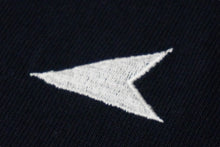 Load image into Gallery viewer, DESCENDANT ディセダント 長袖Ｔシャツ パドル ポロシャツ 18SS サイズ2 ホワイト ネイビー 181ATDS-CSM09 美品 中古 58728