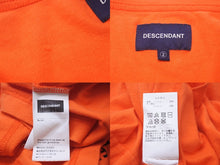 Load image into Gallery viewer, DESCENDANT ディセンダント KEEP ROLLING ベアリング クルーネック ポケット ロンT 長袖Ｔシャツ オレンジ サイズ2 美品 中古 58731