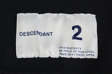 Load image into Gallery viewer, DESCENDANT ディセンダント TEAM HOODED SWEATSHIRT チームフーデッドスウェットシャツ サイズ 2 中古 ブラック グリーン 58732