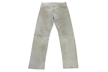 Load image into Gallery viewer, GOODENOUGH グッドイナフ スエード レザー パンツ グレー系 ボトムス ストレート サイズ34 中古 58759