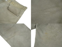 Load image into Gallery viewer, GOODENOUGH グッドイナフ スエード レザー パンツ グレー系 ボトムス ストレート サイズ34 中古 58759