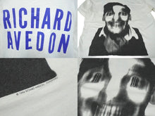 Load image into Gallery viewer, RICHARD AVEDON リチャードアヴェドン 90s アート 半袖Ｔシャツ ホワイト プリント ヴィンテージ サイズL 良品 中古 58763