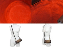Load image into Gallery viewer, 新品未使用品 LOUIS VUITTON ルイヴィトン ダミエ ペットボトル ホルダー バッグ ショルダー ブラウン ロゴ M99119 中古 58781