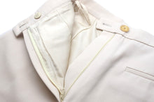 Load image into Gallery viewer, CHANEL シャネル セットアップパンツ 97P AB835 無地 36サイズ ウール ベージュ ゴールド金具 美品 中古 58789