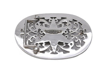Load image into Gallery viewer, 極美品 CHROME HEARTS クロムハーツ ベルト バックル OVAL STAR LARGE BUCKLE BELT レザー シルバー925 中古 58797