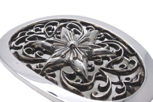 Load image into Gallery viewer, 極美品 CHROME HEARTS クロムハーツ ベルト バックル OVAL STAR LARGE BUCKLE BELT レザー シルバー925 中古 58797