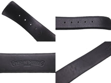 Load image into Gallery viewer, 極美品 CHROME HEARTS クロムハーツ ベルト バックル OVAL STAR LARGE BUCKLE BELT レザー シルバー925 中古 58797