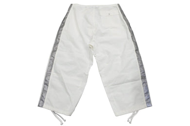 新品未使用品 CHROME HEARTS クロムハーツ パラシュートパンツ ポリアミド ホワイト シルバー925金具 ONE SIZE 中古 58804
