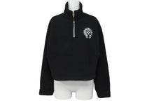 Load image into Gallery viewer, CHROME HEARTS クロムハーツ ダガーハーフジップ フリース ジャケット スウェット Y NOT ブラック サイズM 美品 中古 58806