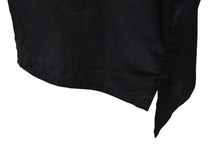 Load image into Gallery viewer, 新品未使用 CHROME HEARTS クロムハーツ MAHAL KITA オーバーサイズ 長袖シャツ ブラック シルバー925 クロスパッチ S 中古 58822