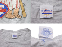 Load image into Gallery viewer, MLB Philadelphia Phillies フィラデルフィア フィリーズ 半袖Ｔシャツ ヴィンテージ 野球 グレー コットン サイズL 中古 58826