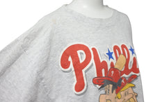 Load image into Gallery viewer, MLB Philadelphia Phillies フィラデルフィア フィリーズ 半袖Ｔシャツ ヴィンテージ 野球 グレー コットン サイズL 中古 58826