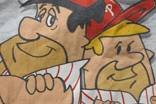 Load image into Gallery viewer, MLB Philadelphia Phillies フィラデルフィア フィリーズ 半袖Ｔシャツ ヴィンテージ 野球 グレー コットン サイズL 中古 58826