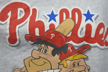 Load image into Gallery viewer, MLB Philadelphia Phillies フィラデルフィア フィリーズ 半袖Ｔシャツ ヴィンテージ 野球 グレー コットン サイズL 中古 58826