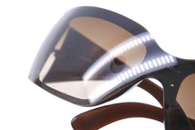 Load image into Gallery viewer, CHANEL シャネル サイドロゴ サングラス ブラウン アイウェア 茶 小物 眼鏡 6012 良品 中古 58842
