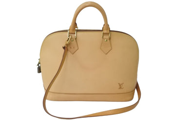 LOUIS VUITTON ルイ ヴィトン 2WAYハンドバッグ ショルダーストラップ付き M85394 ノマド アルマPM ベージュ 美品 中古 58860