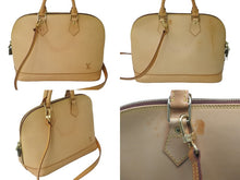 Load image into Gallery viewer, LOUIS VUITTON ルイ ヴィトン 2WAYハンドバッグ ショルダーストラップ付き M85394 ノマド アルマPM ベージュ 美品 中古 58860