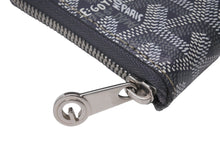 Load image into Gallery viewer, GOYARD ゴヤール 長財布 ラウンドファスナー マティニョンGM ヘリンボーン イニシャル入り グレー CHN120170 美品 中古 58876