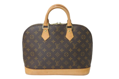 LOUIS VUITTON ルイヴィトン ハンドバッグ アルマ M51130 モノグラム ゴールド金具 美品 中古 58892