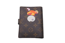 Load image into Gallery viewer, 極美品 LOUIS VUITTON ルイヴィトン 手帳カバー アジェンダ PM モノグラムパンダ 村上隆 R20011 ブラウン 中古 58897