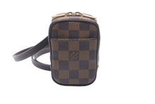 Load image into Gallery viewer, 極美品 LOUIS VUITTON ルイヴィトン ポーチ テュイオカピPM ダミエ ブラウン N61738 ゴールド金具 中古 58899