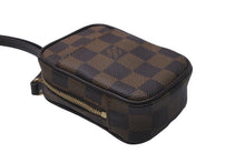Load image into Gallery viewer, 極美品 LOUIS VUITTON ルイヴィトン ポーチ テュイオカピPM ダミエ ブラウン N61738 ゴールド金具 中古 58899