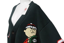 画像をギャラリービューアに読み込む, 新品未使用 KITH キス Kith for Peanuts Holiday Cardigan カーディガン KHM031681 サイズL スヌーピー 刺繍 グリーン コットン 中古 4c059237