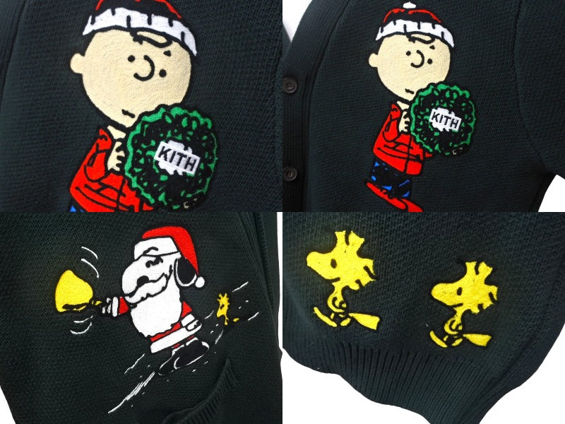 新品未使用 KITH キス Kith for Peanuts Holiday Cardigan