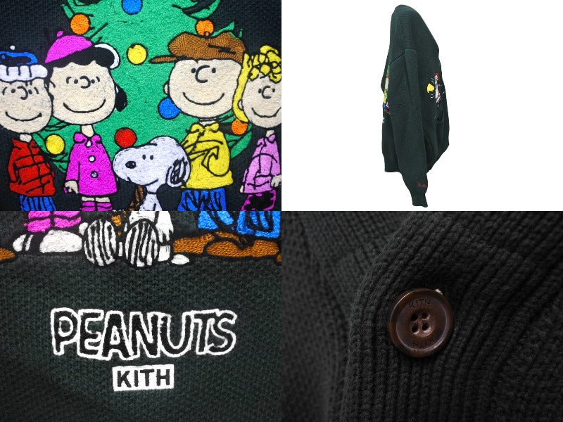 【ネット限定】 新品未使用 Cardigan Holiday Peanuts for Kith キス KITH トップス
