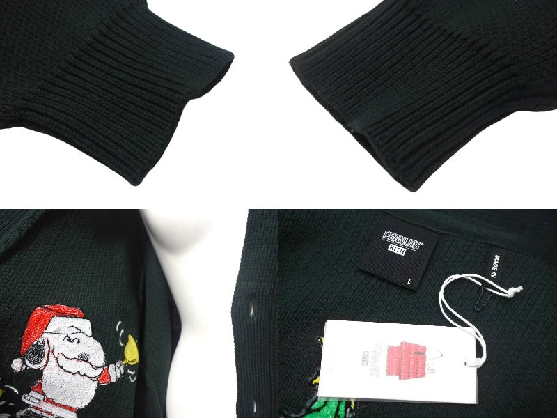 新品未使用 KITH キス Kith for Peanuts Holiday Cardigan 新品未使用 KITH キス Kith for Peanuts Holiday Cardigan