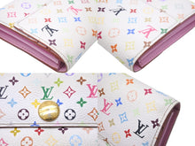 Load image into Gallery viewer, LOUIS VUITTON ルイヴィトン 長財布 ポルトフォイユ サラ M93746 モノグラム マルチカラー 村上隆 イニシャル入り 良品 中古 58941