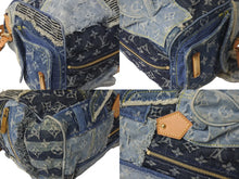 Load image into Gallery viewer, LOUIS VUITTON ルイヴィトン モノグラムデニム パッチワーク スピーディ30 ハンドバッグ ブルー M95380 美品 中古 58969