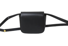 Load image into Gallery viewer, CELINE セリーヌ ショルダーバッグ ミニ クロード ブラック シャイニーカーフスキン 10I513DPV ゴールド金具 美品 中古 58973