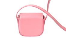 Load image into Gallery viewer, 極美品 CELINE セリーヌ ショルダーバッグ ミニ クロード ピンク シャイニーカーフスキン 10I513DPV ゴールド金具 中古 4c058451